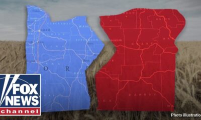 Conservative portion of blue state looking to break off and join neighboring red state