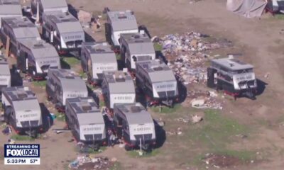 Massive RV parking lot in California city taken over by homeless squatters