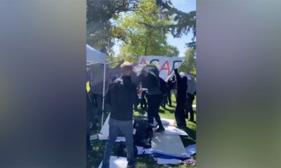 Turning Point USA student group attacked at California university campus: 'What mostly peaceful looks like'