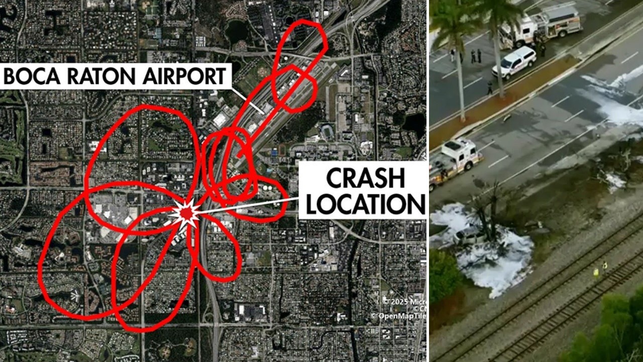 Small plane crash in Boca Raton, Florida kills 3, police say