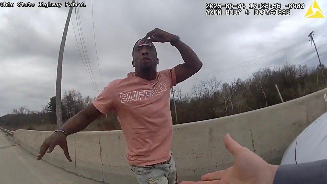 Bodycam shows man attack Ohio state trooper before he stole a patrol car and was shot dead