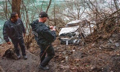Man miraculously walks away after driving truck over cliff into Niagara Falls Gorge