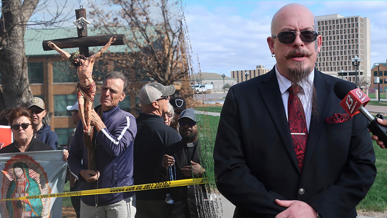 Satanic leader arrested after Black Mass, scuffle at Kansas Statehouse: 'A despicable act'