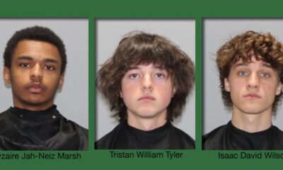 South Carolina arrests 3 young men for allegedly starting wildfire after failing to extinguish cigarettes