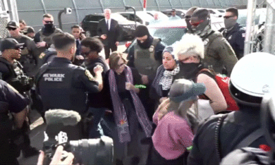 Agitators clash with police, arrests made as clergy members descend on Newark ICE facility