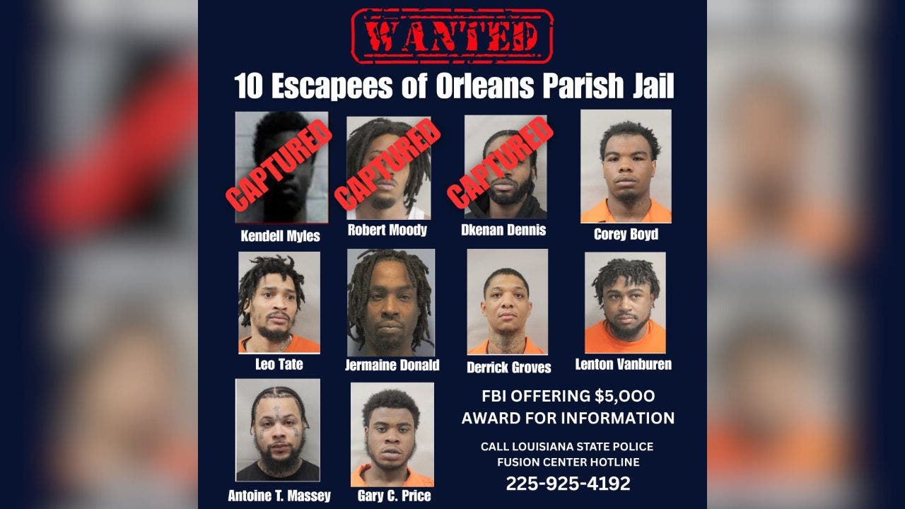 Louisiana governor pledges to find escaped inmates, hold abettors accountable: We're going to hunt them down