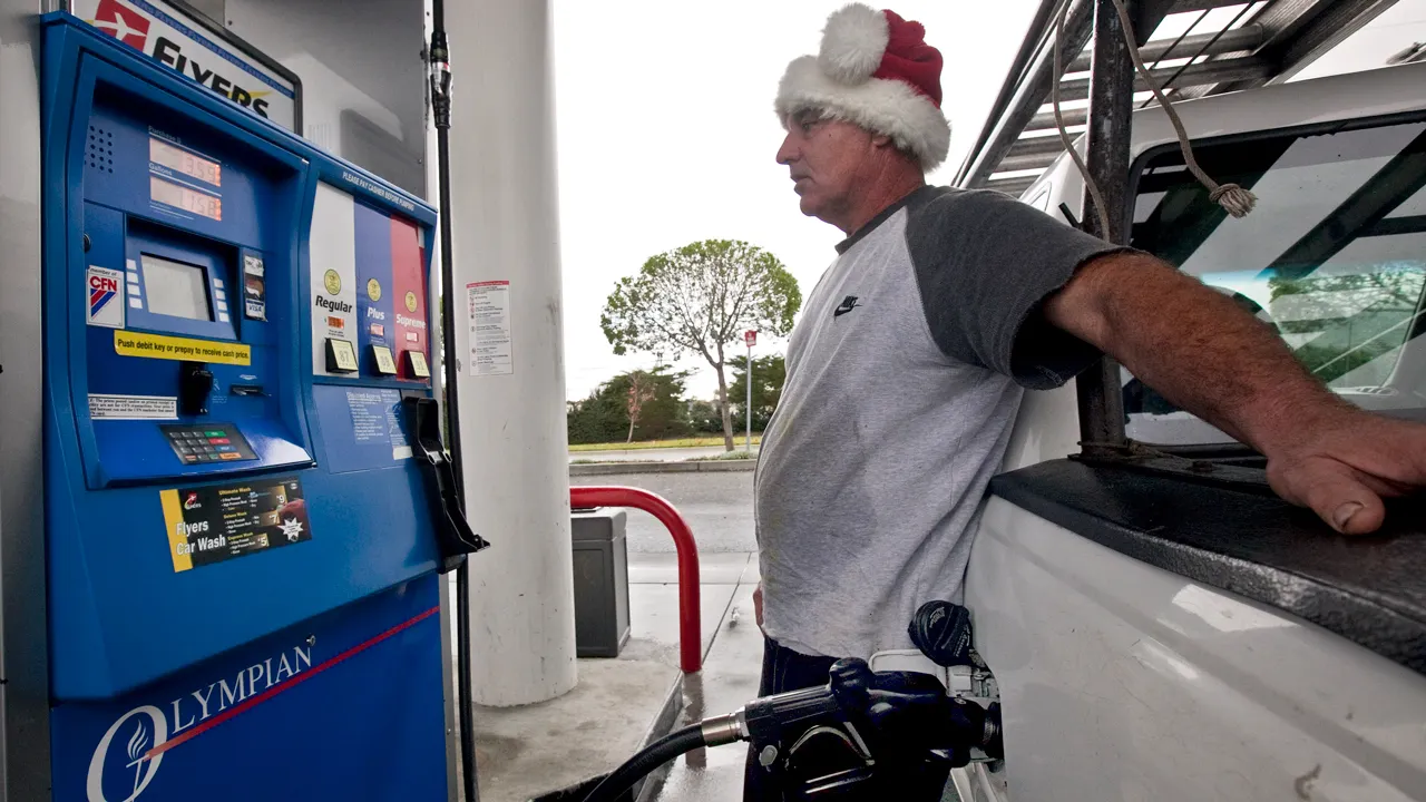 Christmas gift at the pump: Gas prices hit 4-year low for holiday travelers nationwide