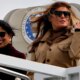 First lady Melania Trump and Usha Vance visit troops’ families in first joint visit