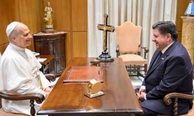 JB Pritzker huddles with Chicago-born Pope at Vatican to rip ICE ops