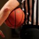Middle school basketball fight results in adult getting tased as announcer nonchalantly calls the action