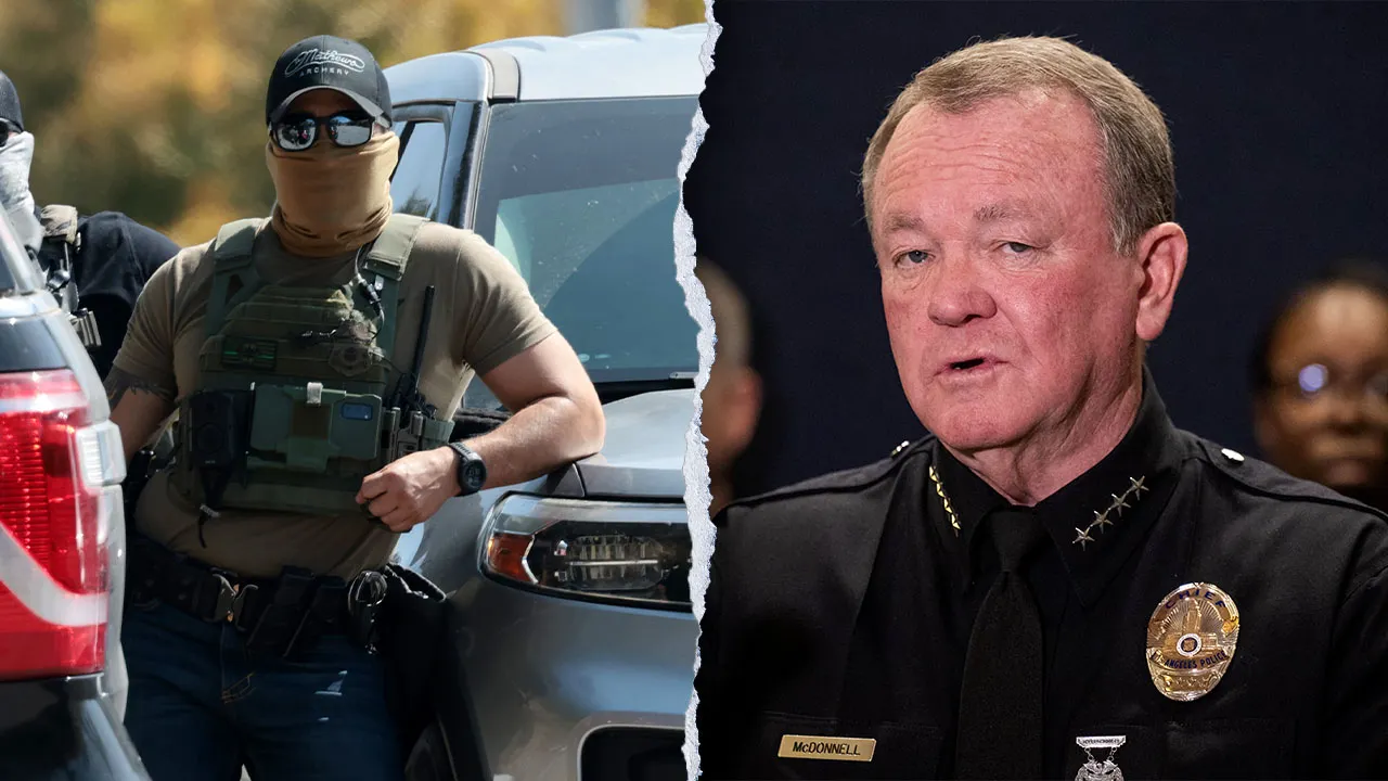 LAPD chief defies Newsom’s mask ban for federal immigration agents citing safety concerns