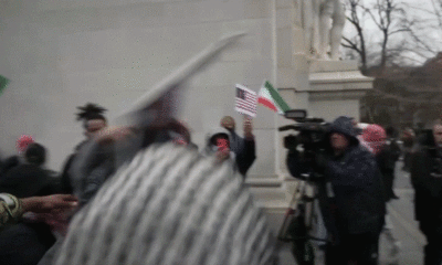 Video captures chaos erupting at NYC vigil for slain Ayatollah Khamenei as punches fly