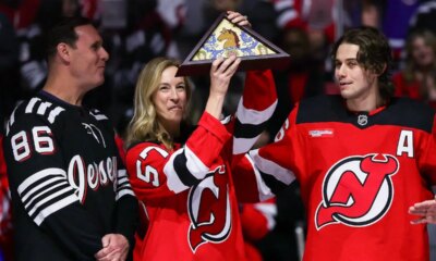 NJ Gov Mikie Sherrill booed at Devils game honoring US Olympic hockey hero Jack Hughes