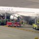 New Jersey-bound United flight makes emergency landing at LAX after engine fire
